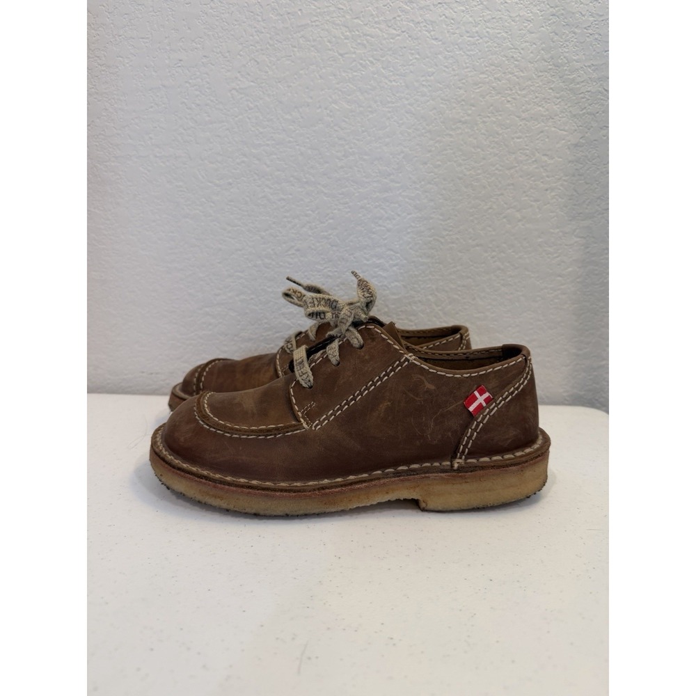 Duckfeet Fyn Brown Danish Lace Up Derby Shoes Size EU 38 US 7.5-8 Leather